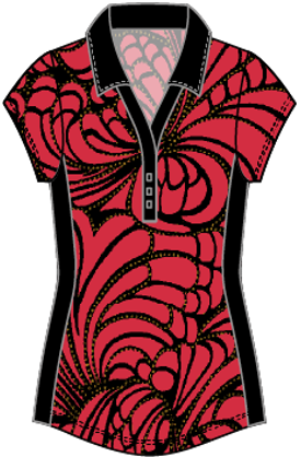 Sheryl #23102-Polo de golf pour femme- Dexim Golfwear