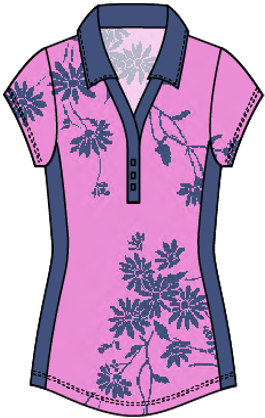 Sheryl #23102-Polo de golf pour femme- Dexim Golfwear