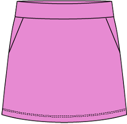 Emily #23331-Jupe-short de golf pour femme-Collection #2- Dexim Golfwear