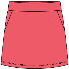 Emily #23331-Jupe-short de golf pour femme-Collection #3- Dexim Golfwear