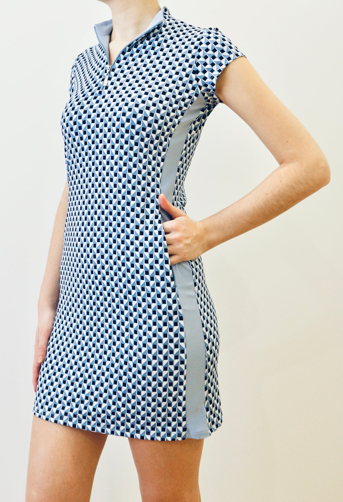 Nella #23801 - Printed Golf Dress -Dexim Golfwear