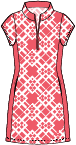 Nella #23801 - Printed Golf Dress -Dexim Golfwear
