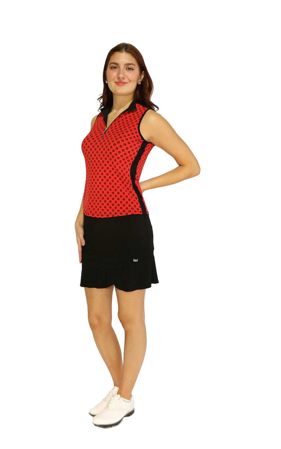 Lucy #24201-Polo de golf pour femme- sans manches- Dexim Golfwear