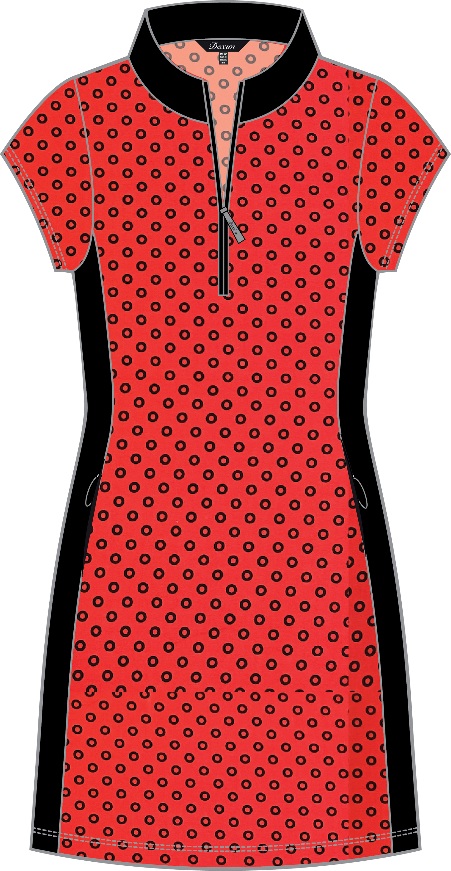 Nella #24807-Robe de Golf avec manches- Dexim Golfwear