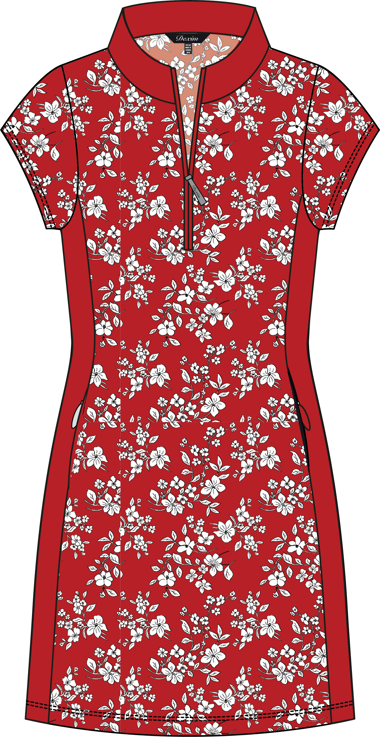 Nella #24807-Robe de Golf avec manches- Dexim Golfwear