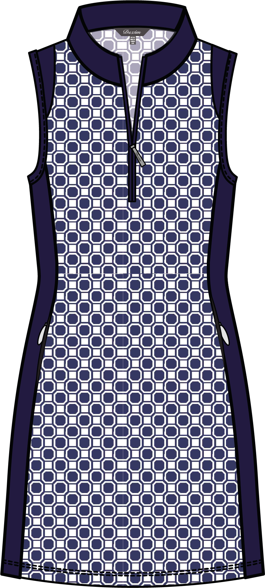 Robe de golf NORA modèle #25809