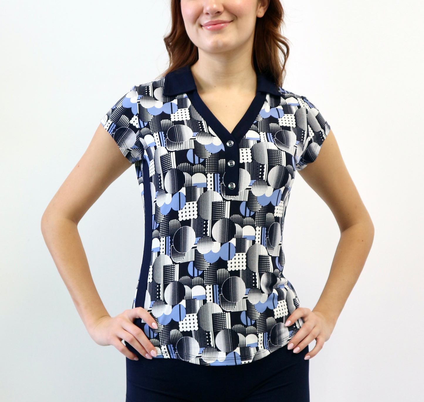 Sheryl #23102-Polo de golf pour femme- Dexim Golfwear