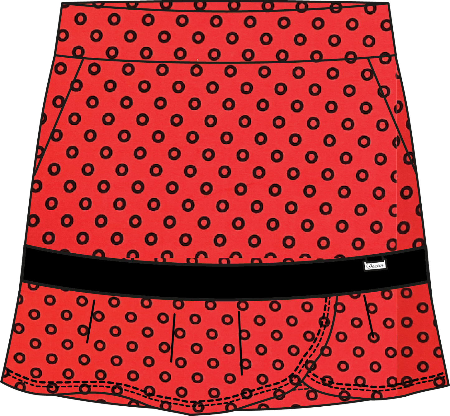 Mia #24333-Jupe-short de golf pour femme-Dexim Golfwear