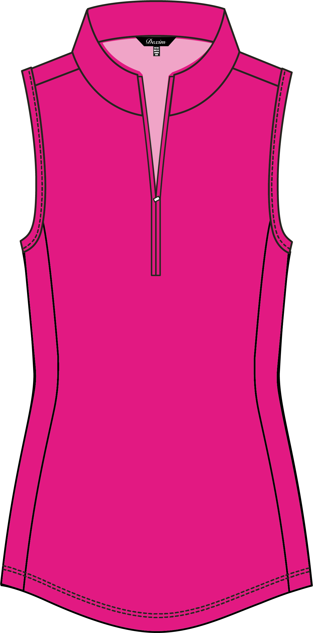 Lily #24209 -Polos de golf pour femme sans manches - Dexim Golfwear