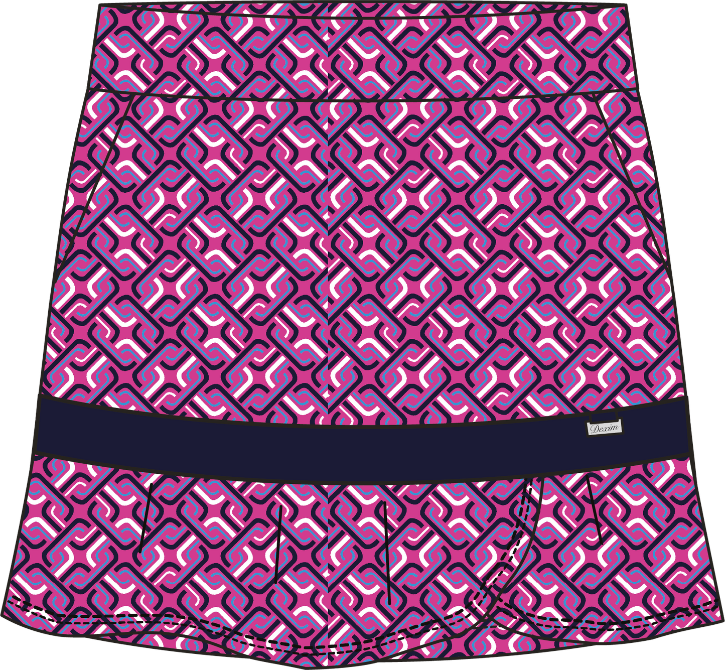 Mia #24333-Jupe-short de golf pour femme-Dexim Golfwear