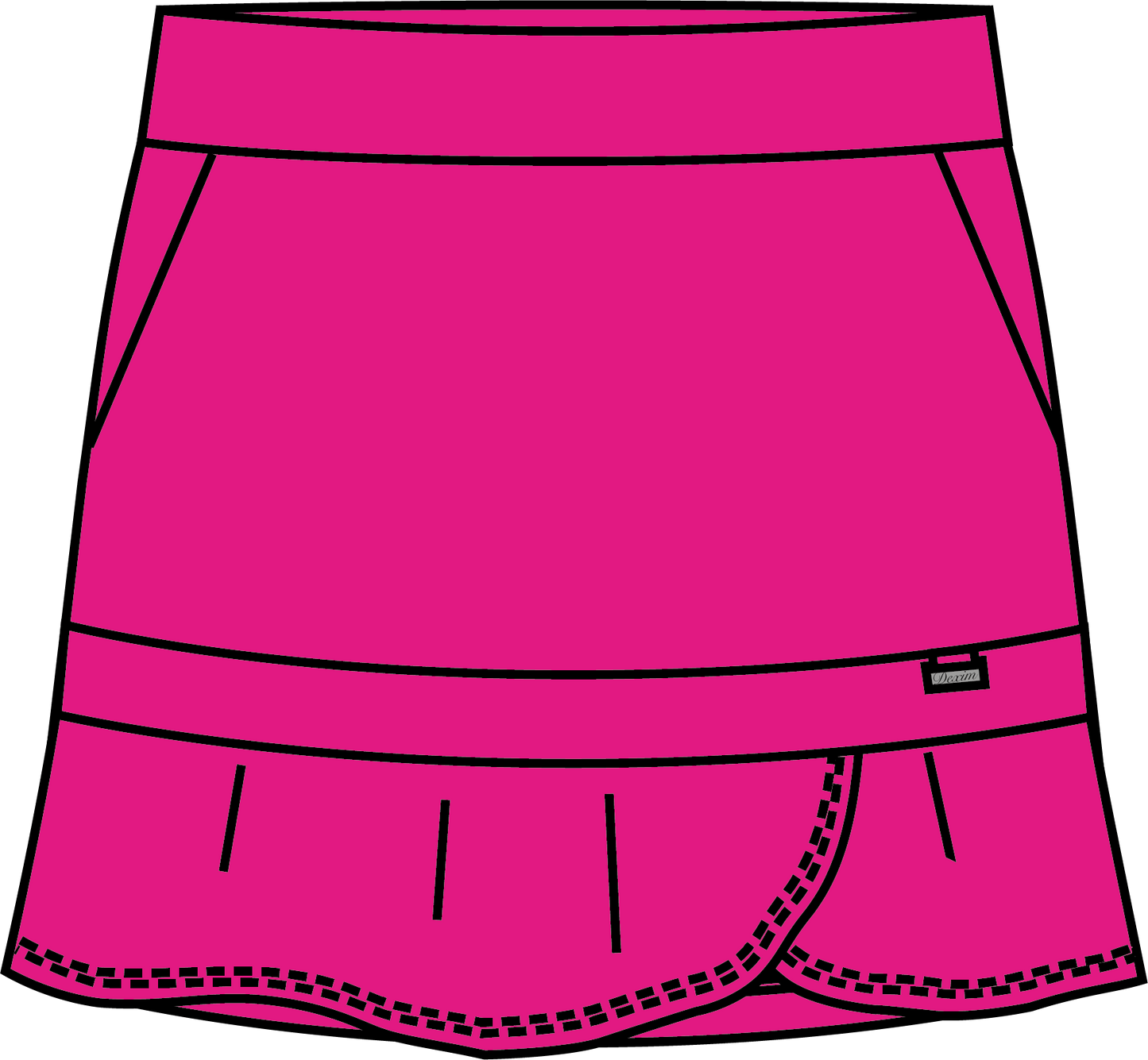 Mia #24333-Jupe-short de golf pour femme-Dexim Golfwear