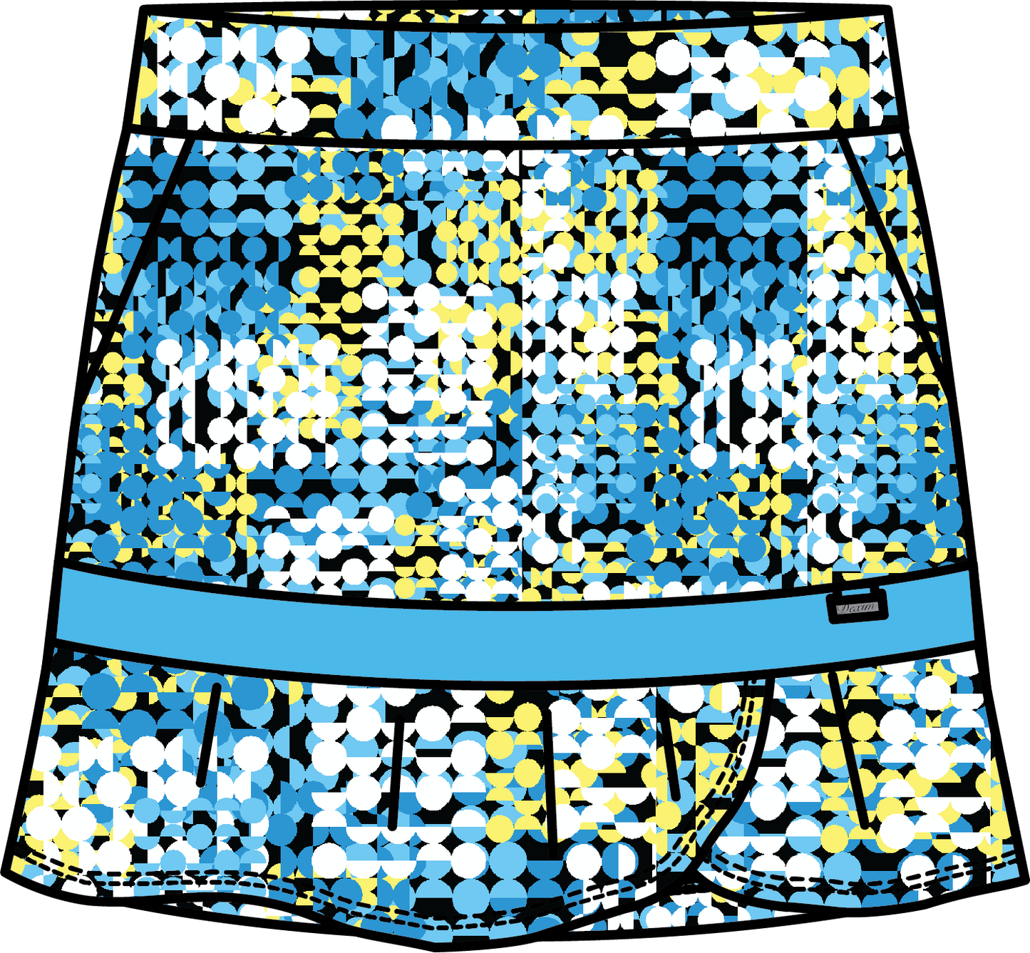 Mia #24333-Jupe-short de golf pour femme-Dexim Golfwear