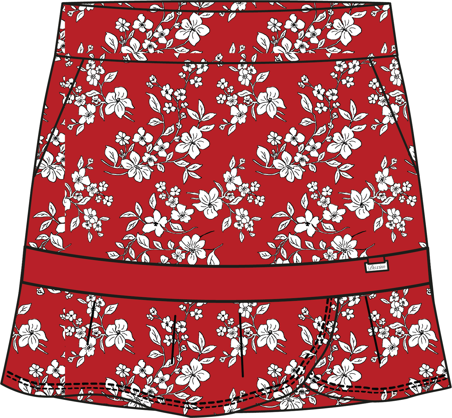 Mia #24333-Jupe-short de golf pour femme-Dexim Golfwear