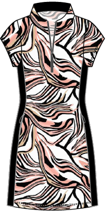 Nella #23801 - Printed Golf Dress -Dexim Golfwear