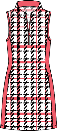 Nora #23802 - Robe de Golf imprimée sans manches- Dexim Golfwear