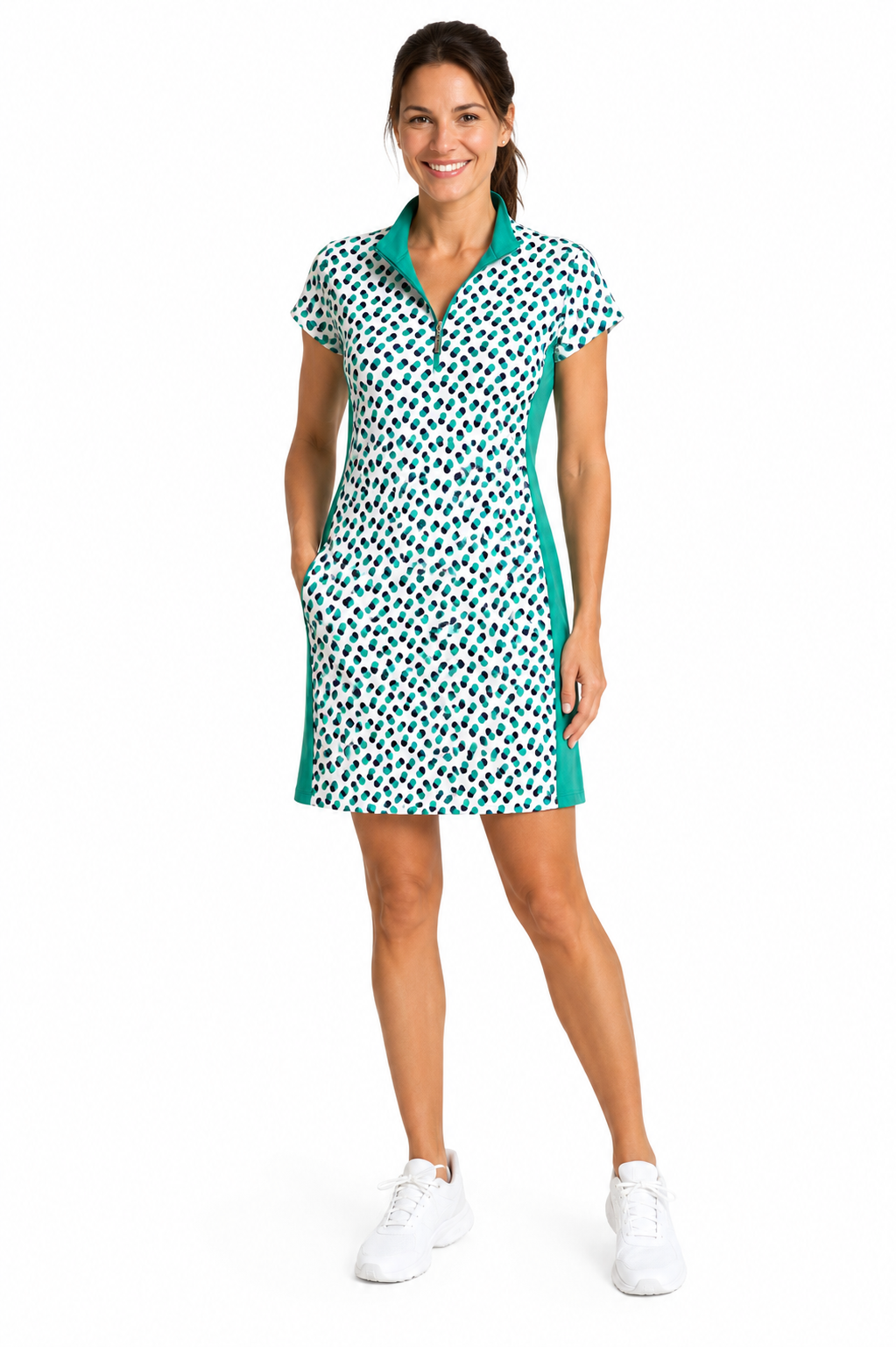 Nella #23801 - Printed Golf Dress -Dexim Golfwear