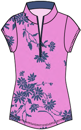 Isabel #23101-Women's golf polo shirt-Collection #2- Dexim Golfwear