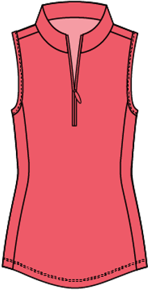 Angie #23209 - Women's sleeveless golf polo shirts - Dexim Golfwear