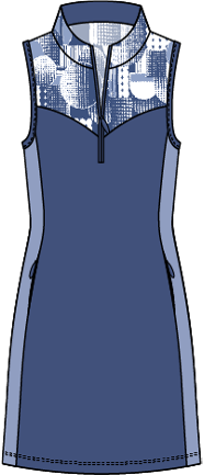 Clara  #23808 -Robe de golf sans manches- Dexim Golfwear