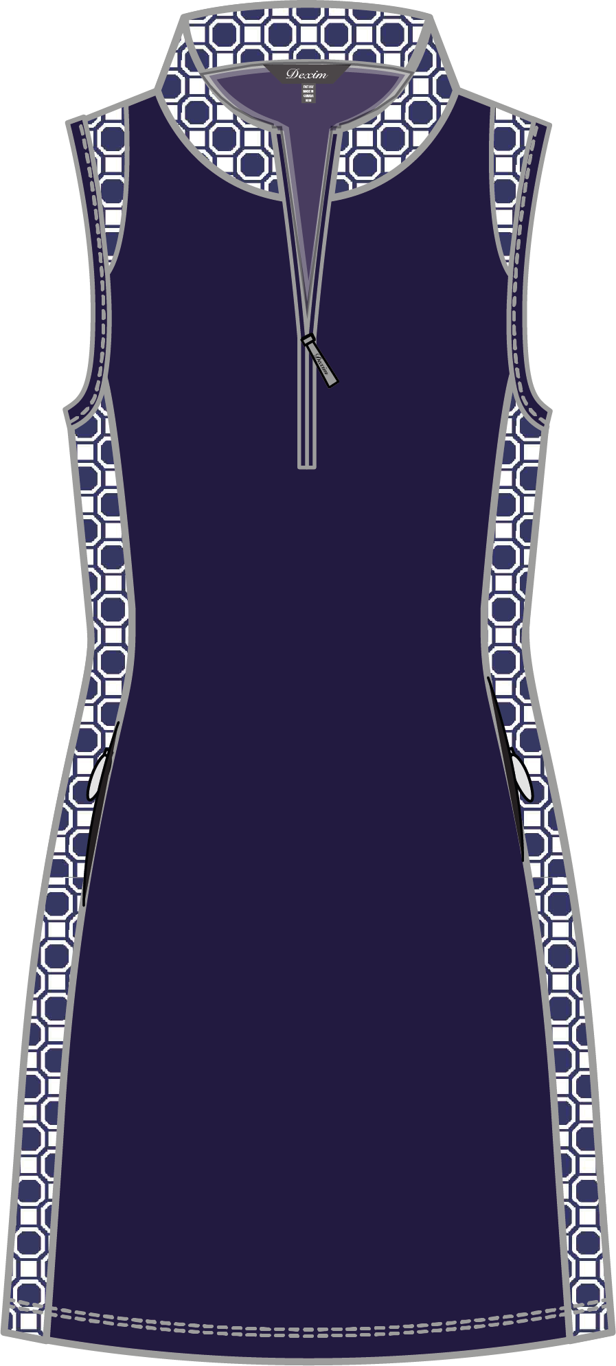 Robe de golf NORA modèle #25809